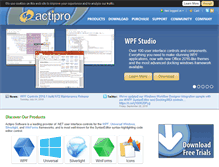 Tablet Screenshot of actiprosoftware.com